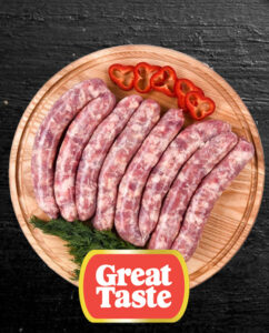 pork gruyere sausages
