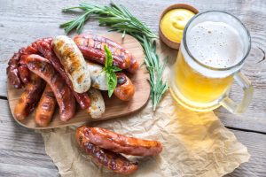 pork sausages