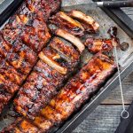 Baby Pork Ribs with BBQ Sauce