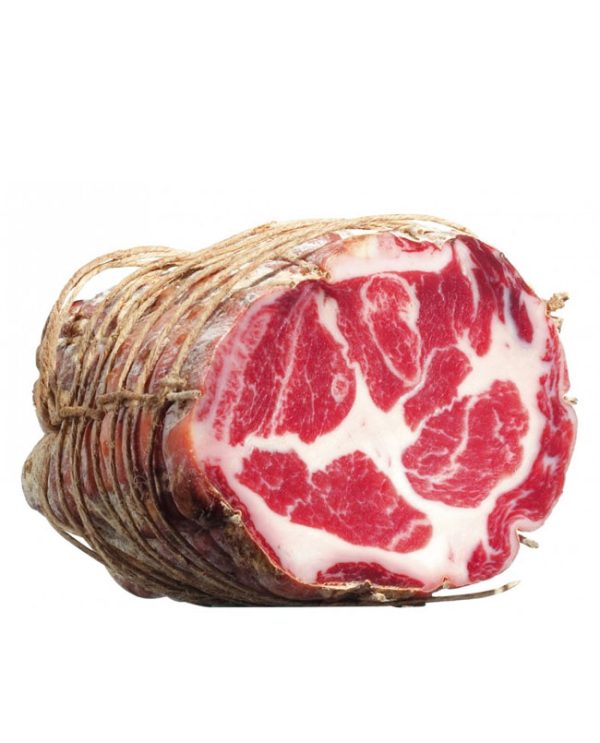 Coppa air-dried neck of pork