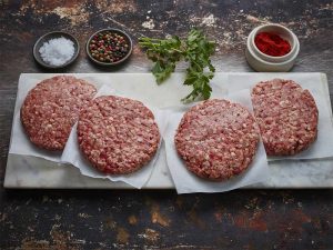 honey roast pork burger