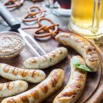 currywurst sausages