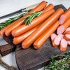 Smoked frankfurter sausages