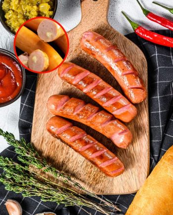 pork & cheese sausages