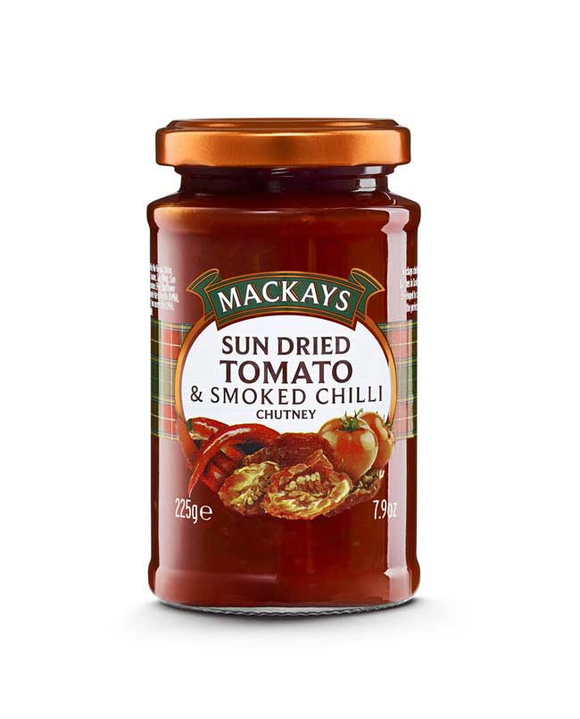 mackays sun dried tomato smoked chilli chutney