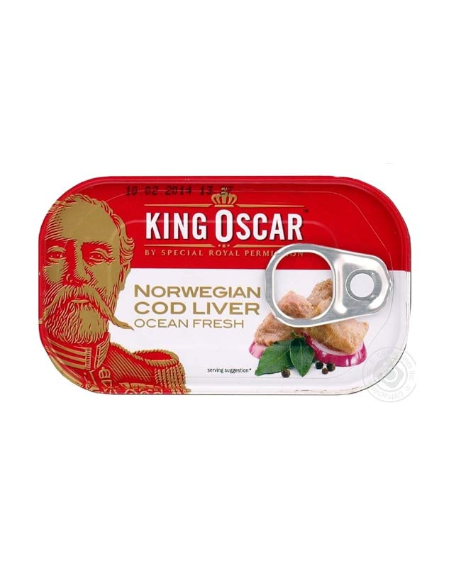 King Oscar Norwegian Cod Liver 121g