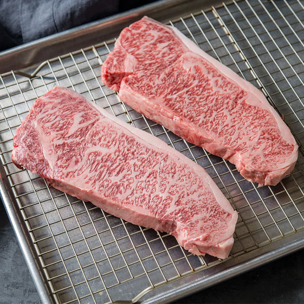 wagyu striploin steak