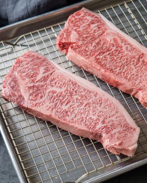 wagyu striploin steak