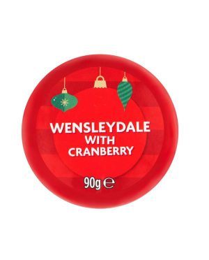 Wensleydale With Cranberry Truckle 90g