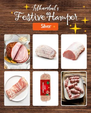 christmas hamper silver
