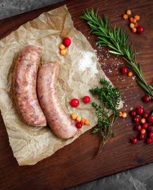 cranberry sausages