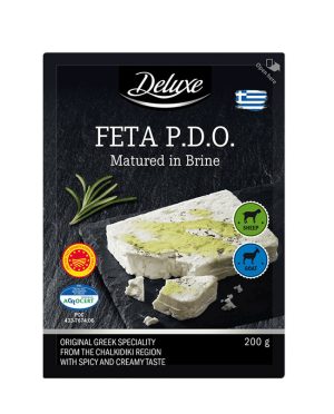 feta pdo matured in brine