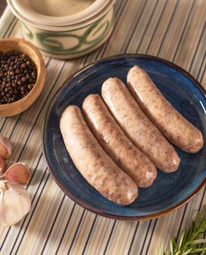 herbs garlic sausages