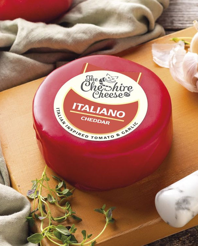 Italiano Tomato & Garlic Cheddar 200g