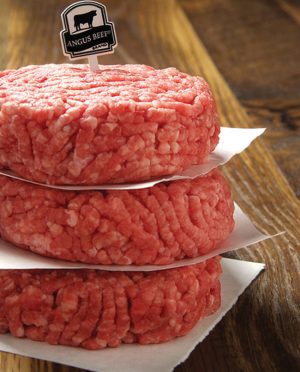 black angus beef burger