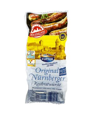Kupfer Original Nürnberger Rostbratwurst Fett Reduziert 250g