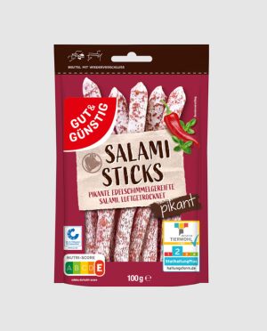 Gut & Günstig Salami Sticks Pikant