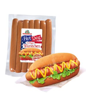 Wiesenhof Geflügel Würstchen Hot Dog 350g