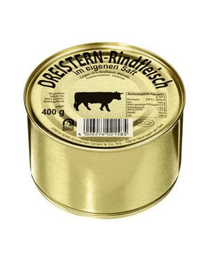 Dreistern Rindfleisch im eigenen Saft 400g
