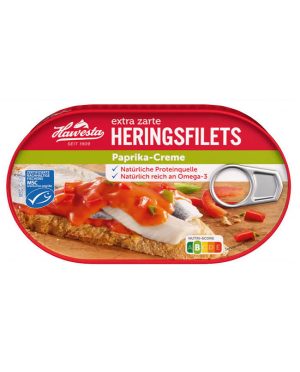 Hawesta Herring Fillets Paprika-Creme 200g