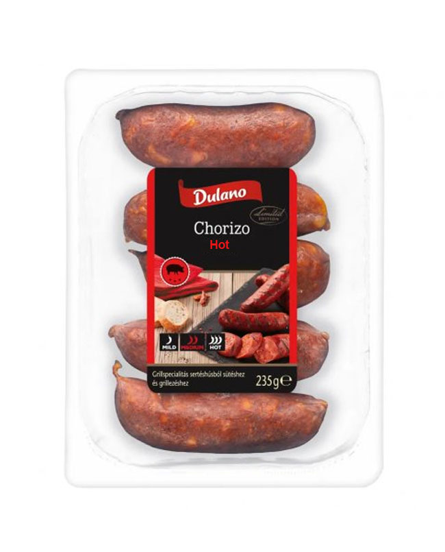 Chorizo Hot Sausages 235g