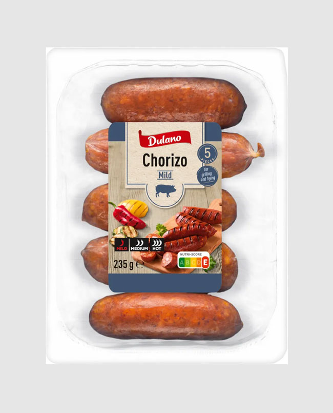Chorizo Mild Sausages 235g